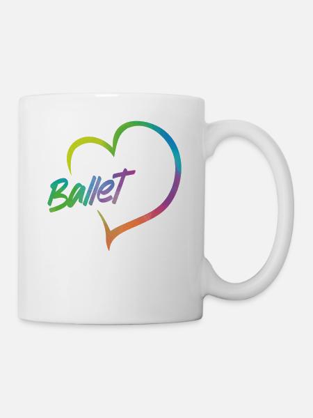 Ballet Dancer Dance Girl Ballerina - Tasse - Weiß