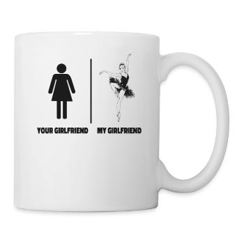 Ballet Dancer Dance Girl Ballerina - Mug - white - Right
