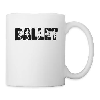Ballet Dancer Dance Girl Ballerina - Tasse - Weiß - Rechts