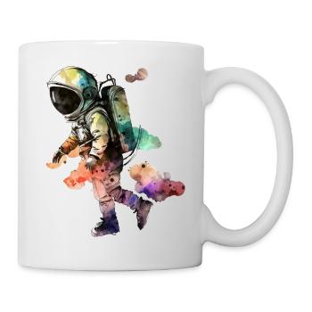 Aquarelles d’astronautes - Mug blanc - blanc - Droite