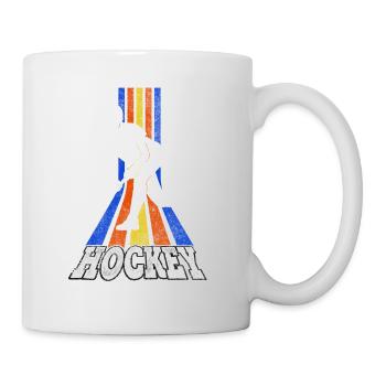 Hockey Field Hockey Player Sport Fan Team Vintage - Mug - white - Right
