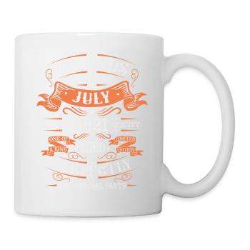 Birthday: July 1921 Limited Edition Vintage - Mug - white - Right