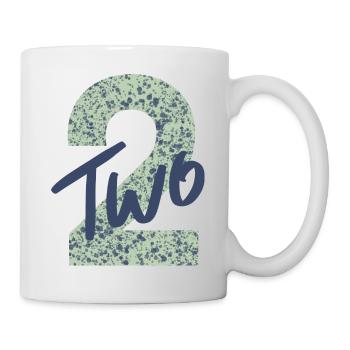 Number / Two / 2 / Birthday / Second / Number - Mug - white - Right