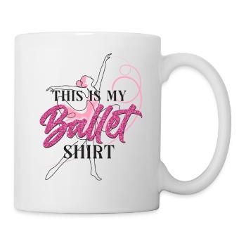 Ballet Dancer Dance Girl Ballerina - Tasse - Weiß - Rechts