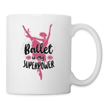 Ballet Dancer Dance Girl Ballerina - Tasse - Weiß - Rechts