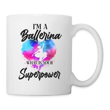 Ballet Dancer Dance Girl Ballerina - Mug - white - Right