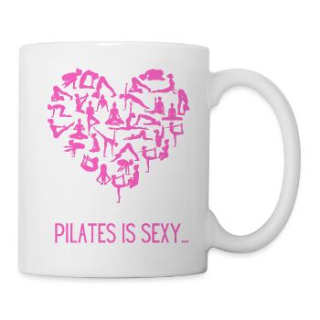 PILATES IST SEXY - Tasse - Weiß - Rechts