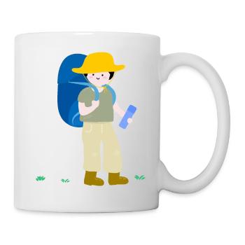 Campingplätze 1 - Tasse - Weiß - Rechts