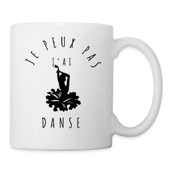 Je peux pas, j'ai danse best-seller - Mug blanc - blanc - Droite