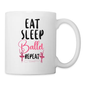Ballet Dancer Dance Girl Ballerina - Tasse - Weiß - Rechts