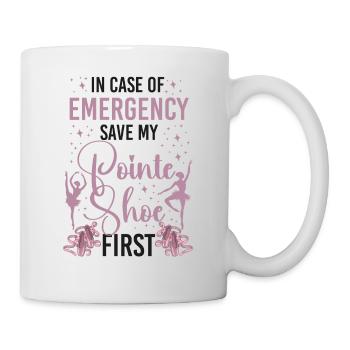 Ballet Dancer Dance Girl Ballerina - Mug - white - Right