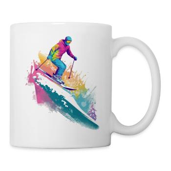 Gabby Skifahren - Tasse - Weiß - Rechts