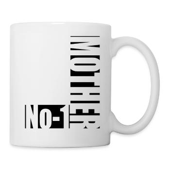 No-1 Mother - Tasse - Weiß - Rechts