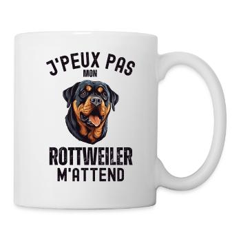 Rottweiler - Mug blanc - blanc - Droite