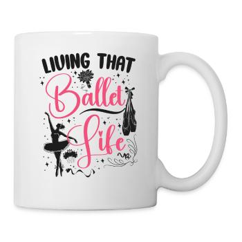 Ballet Danseuse Danse Ballerine - Mug blanc - blanc - Droite