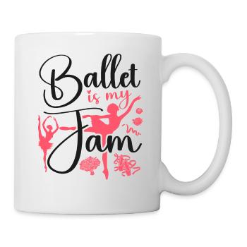Ballet Dancer Dance Girl Ballerina - Tasse - Weiß - Rechts