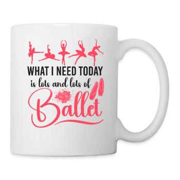 Ballet Danseuse Danse Ballerine - Mug blanc - blanc - Droite