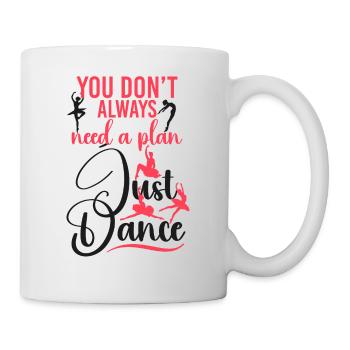 Ballet Dancer Dance Girl Ballerina - Tasse - Weiß - Rechts