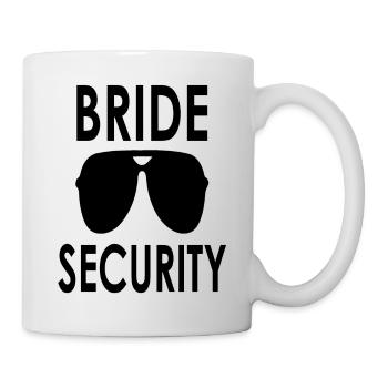 Stag and hen party | Bride Security | Team Bride - Mug - white - Right