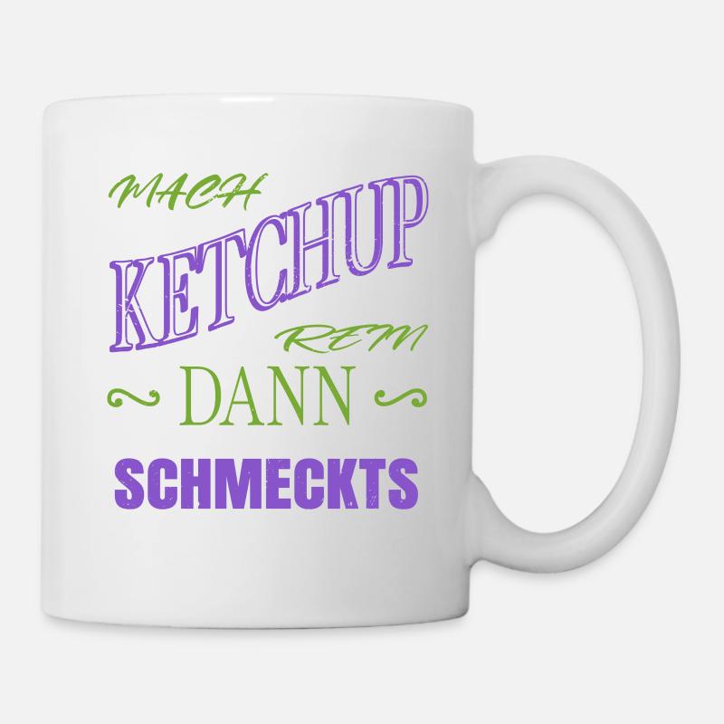 küchenhilfe brutzeln vegan lustig geburtstag - Tasse - Weiß