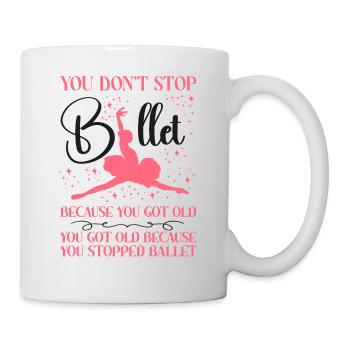 Ballet Dancer Dance Girl Ballerina - Mug - white - Right