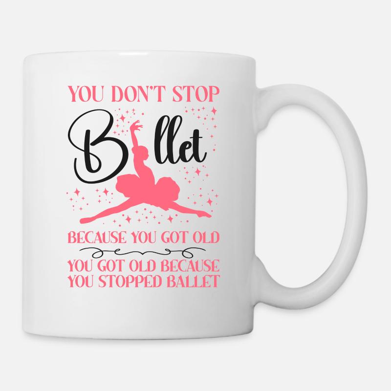 Ballet Danseuse Danse Ballerine - Mug blanc - blanc