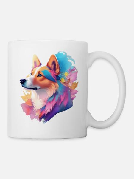 Hunde Portrait - Tasse - Weiß