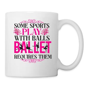 Ballet Dancer Dance Girl Ballerina - Tasse - Weiß - Rechts
