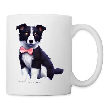 Border Collie Hundehalter Hunde Hundeliebhaber - Tasse - Weiß - Rechts