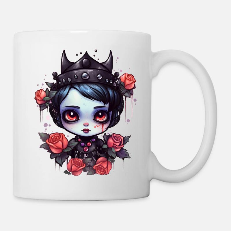Mignonne reine gothique - Mug blanc - blanc