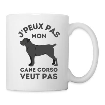 mon chien cane corso ne veut pas 1 - Mug blanc - blanc - Droite