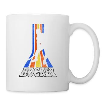 Hockey Field Hockey Player Sports Fan Team Vintage - Mug - white - Right