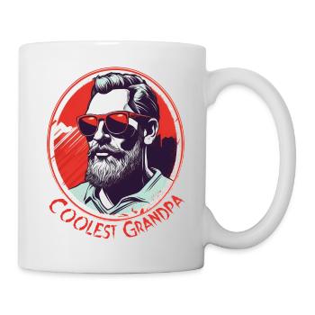 Grand-père le plus cool - Mug blanc - blanc - Droite