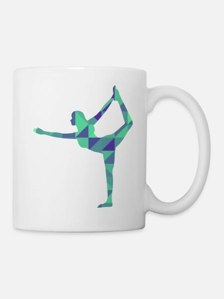 Yoga - Tasse - Weiß