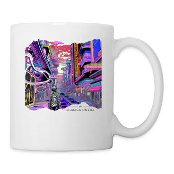 Sidback Unltd. - Boy enters dreamy city - Mug - white - Right