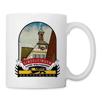 Deutschland Sindelfingen Vintage souvenir - Tasse - Weiß - Rechts