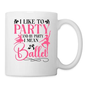 Ballet Dancer Dance Girl Ballerina - Tasse - Weiß - Rechts