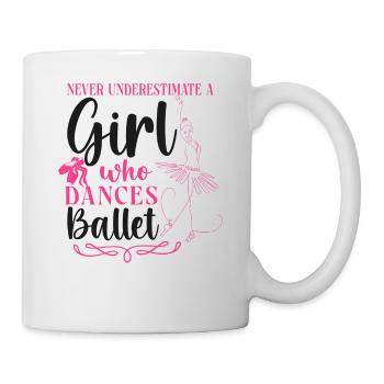 Ballet Danseuse Danse Ballerine - Mug blanc - blanc - Droite