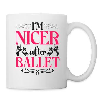 Ballet Dancer Dance Girl Ballerina - Tasse - Weiß - Rechts