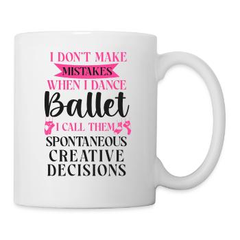 Ballet Danseuse Danse Ballerine - Mug blanc - blanc - Droite