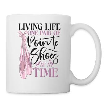 Ballet Danseuse Danse Ballerine - Mug blanc - blanc - Droite