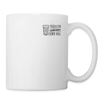 Fräulein Liebevoll Lieber Voll Dubbeglas Wein - Tasse - Weiß - Rechts