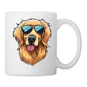 Golden Retriever Dog l’explorateur - Mug blanc - blanc - Droite
