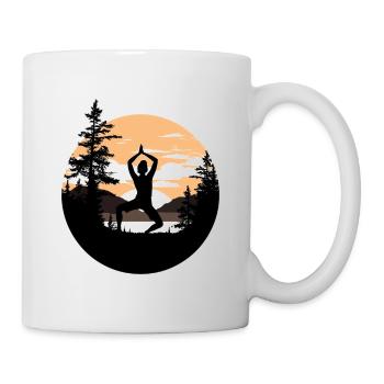 Yoga Flow in Nature - Mug - white - Right