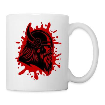 Viking Head Viking Warrior - Mug - white - Right