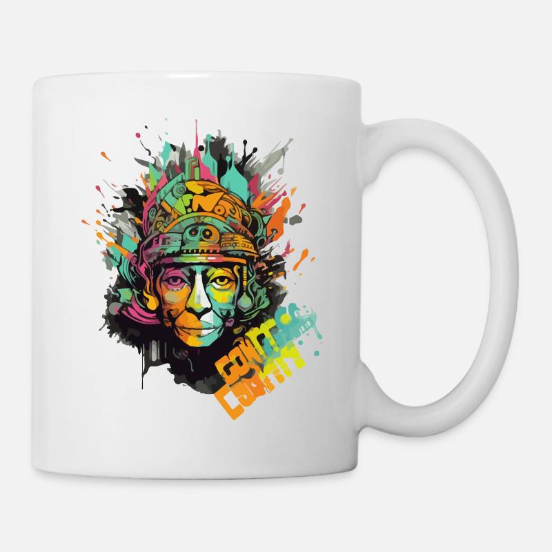 Luty der Indianer - Tasse - Weiß