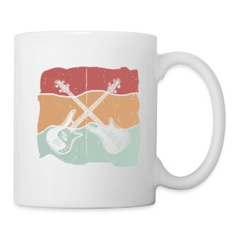 Gitarrist - Tasse - Weiß - Rechts