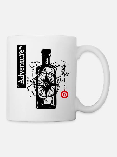 Voyage d’aventure - Mug blanc - blanc