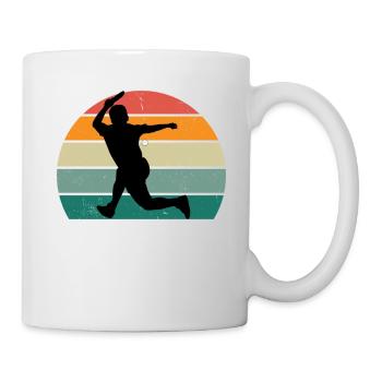 Tischtennisspieler - Tasse - Weiß - Rechts