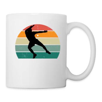 Tischtennisspieler - Tasse - Weiß - Rechts